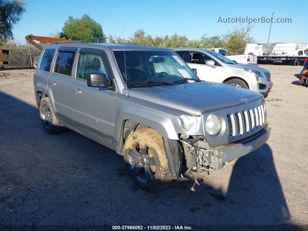 2014 Jeep Patriot Latitude Silver vin: 1C4NJPFA4ED758502