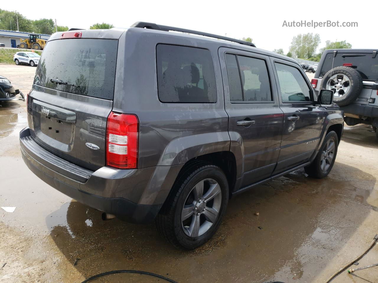 2014 Jeep Patriot Latitude Серый vin: 1C4NJPFA4ED821467