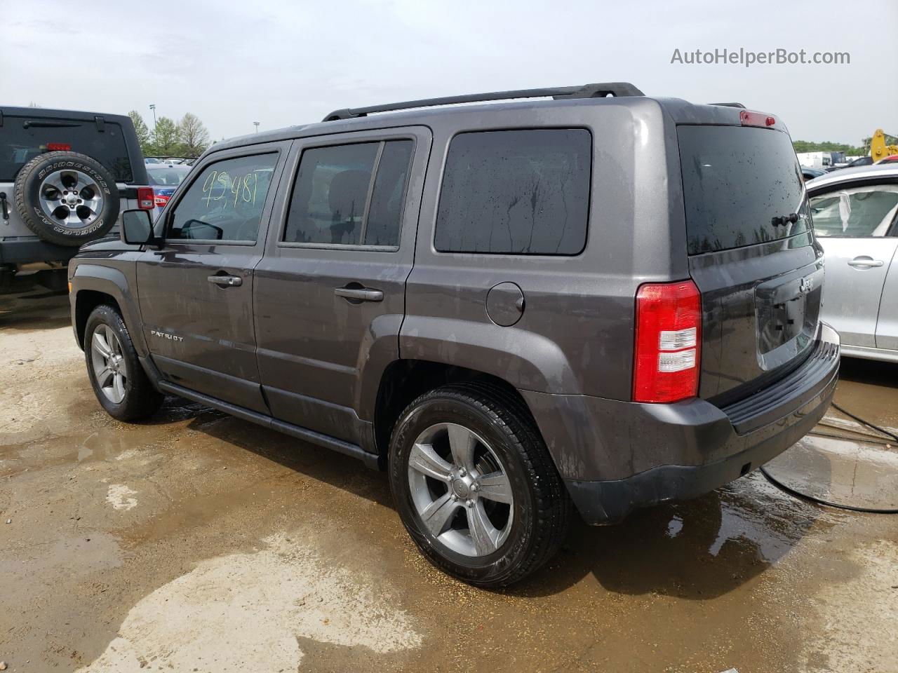 2014 Jeep Patriot Latitude Серый vin: 1C4NJPFA4ED821467