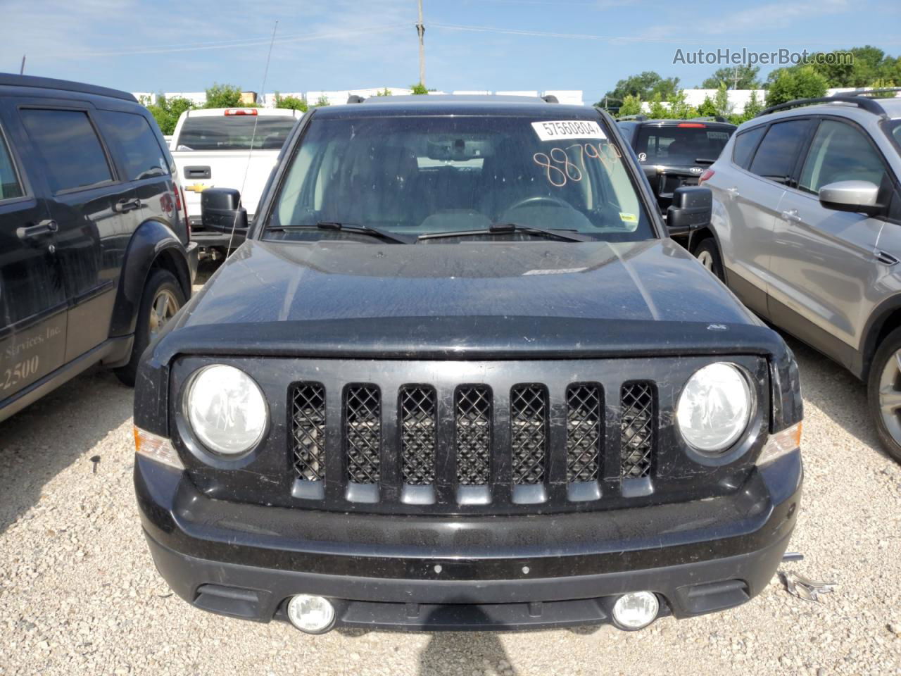 2014 Jeep Patriot Latitude Черный vin: 1C4NJPFA4ED887906