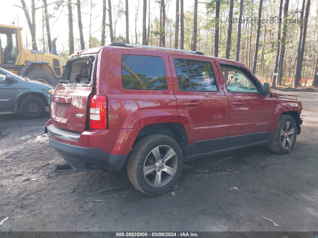 2016 Jeep Patriot High Altitude Edition Burgundy vin: 1C4NJPFA4GD700344