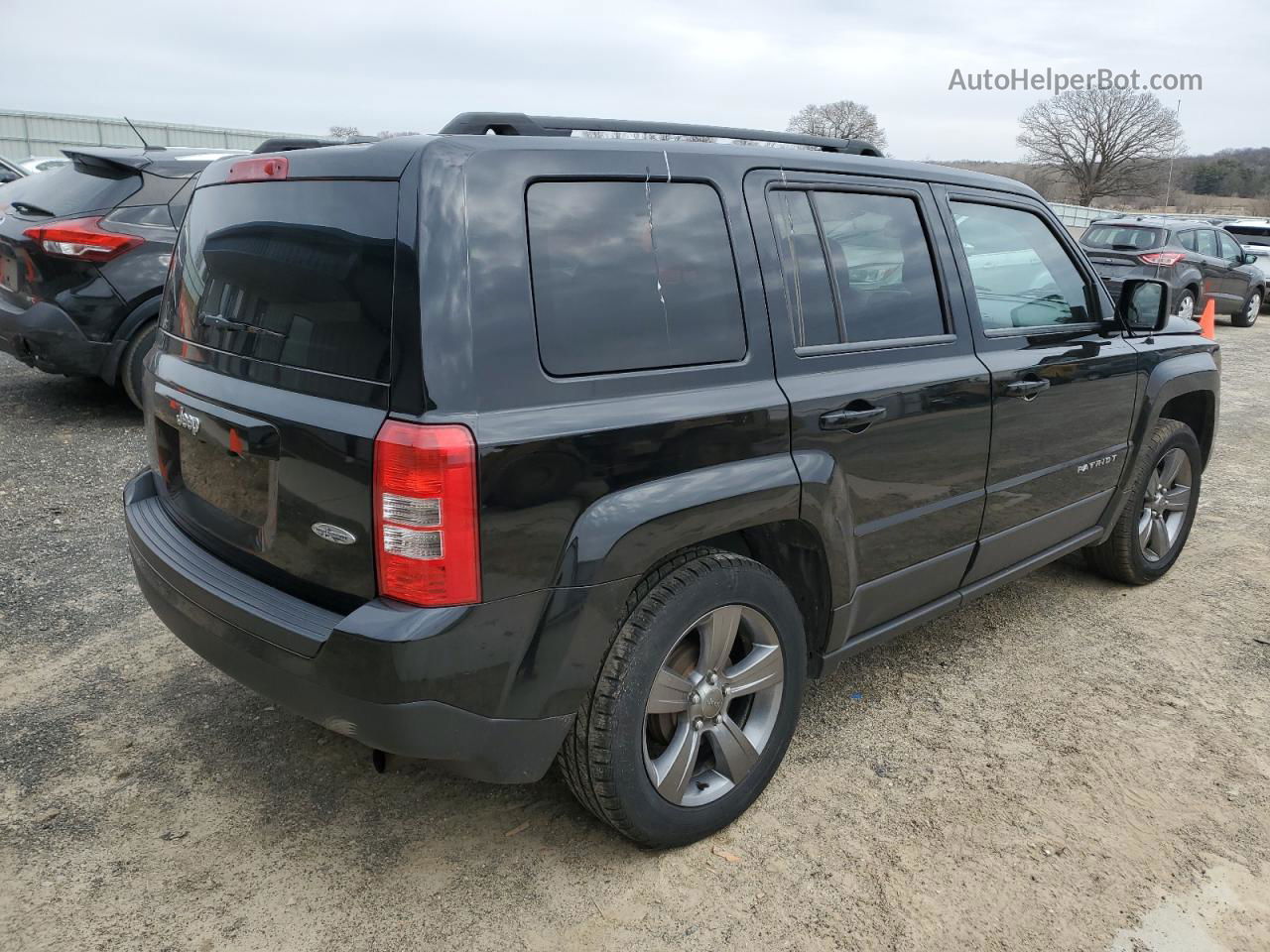 2014 Jeep Patriot Latitude Black vin: 1C4NJPFA5ED679887