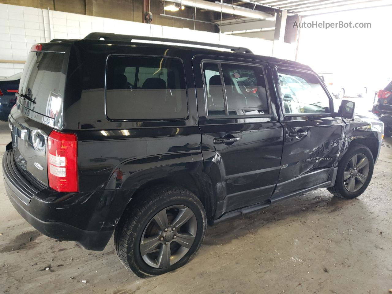 2014 Jeep Patriot Latitude Черный vin: 1C4NJPFA5ED785711