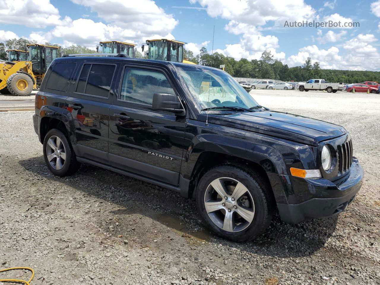 2016 Jeep Patriot Latitude Черный vin: 1C4NJPFA5GD613133