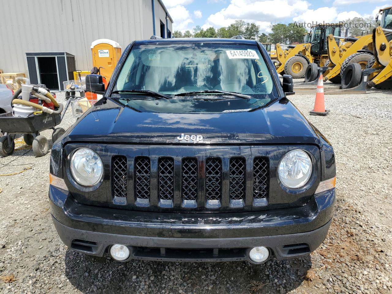 2016 Jeep Patriot Latitude Черный vin: 1C4NJPFA5GD613133