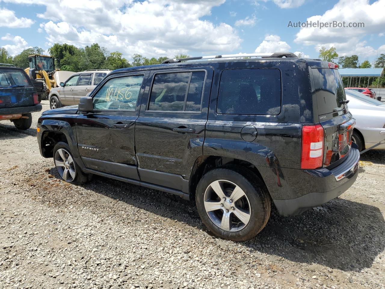 2016 Jeep Patriot Latitude Черный vin: 1C4NJPFA5GD613133