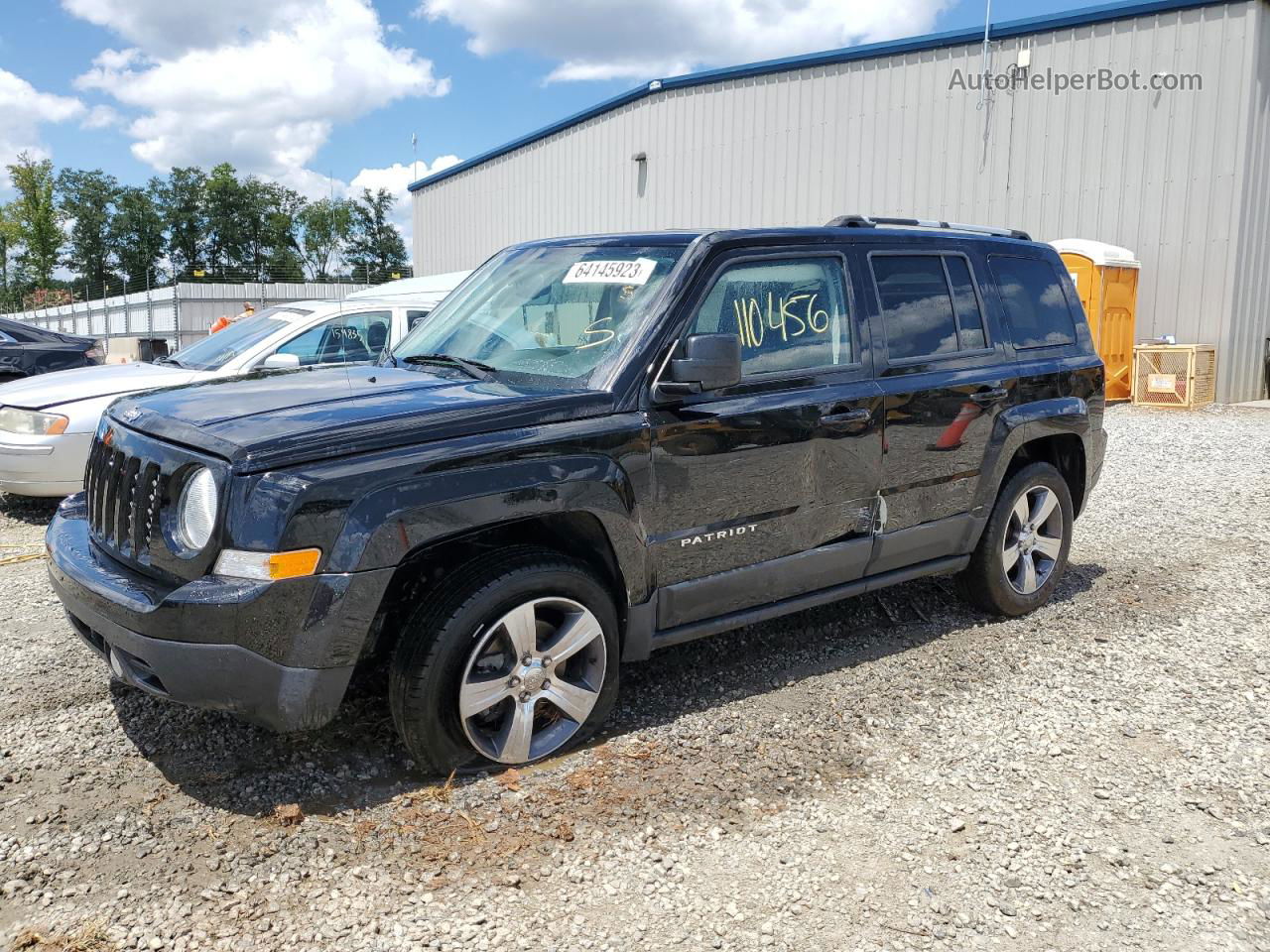 2016 Jeep Patriot Latitude Black vin: 1C4NJPFA5GD613133