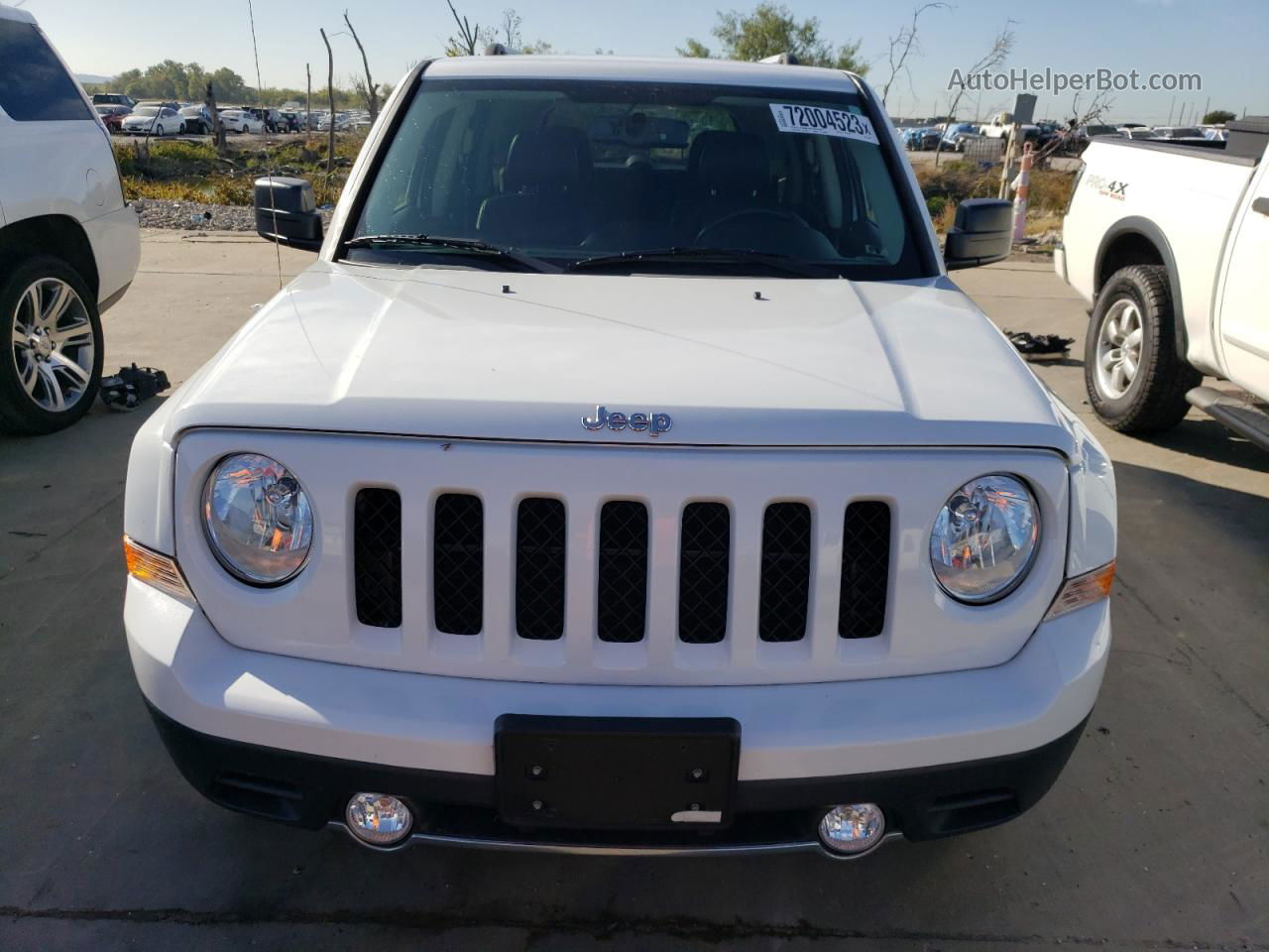 2016 Jeep Patriot Latitude White vin: 1C4NJPFA5GD684347