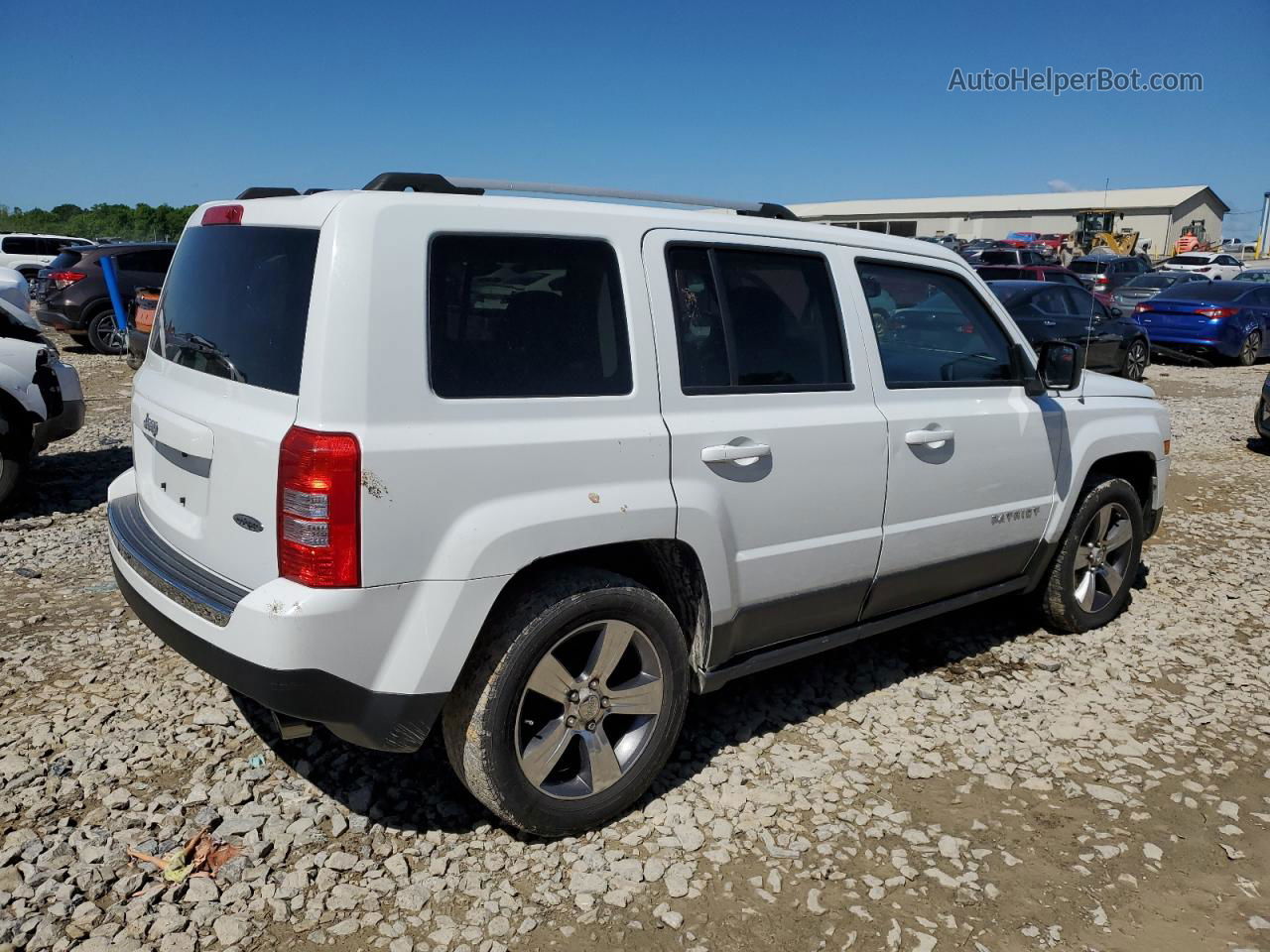 2016 Jeep Patriot Latitude White vin: 1C4NJPFA5GD776509