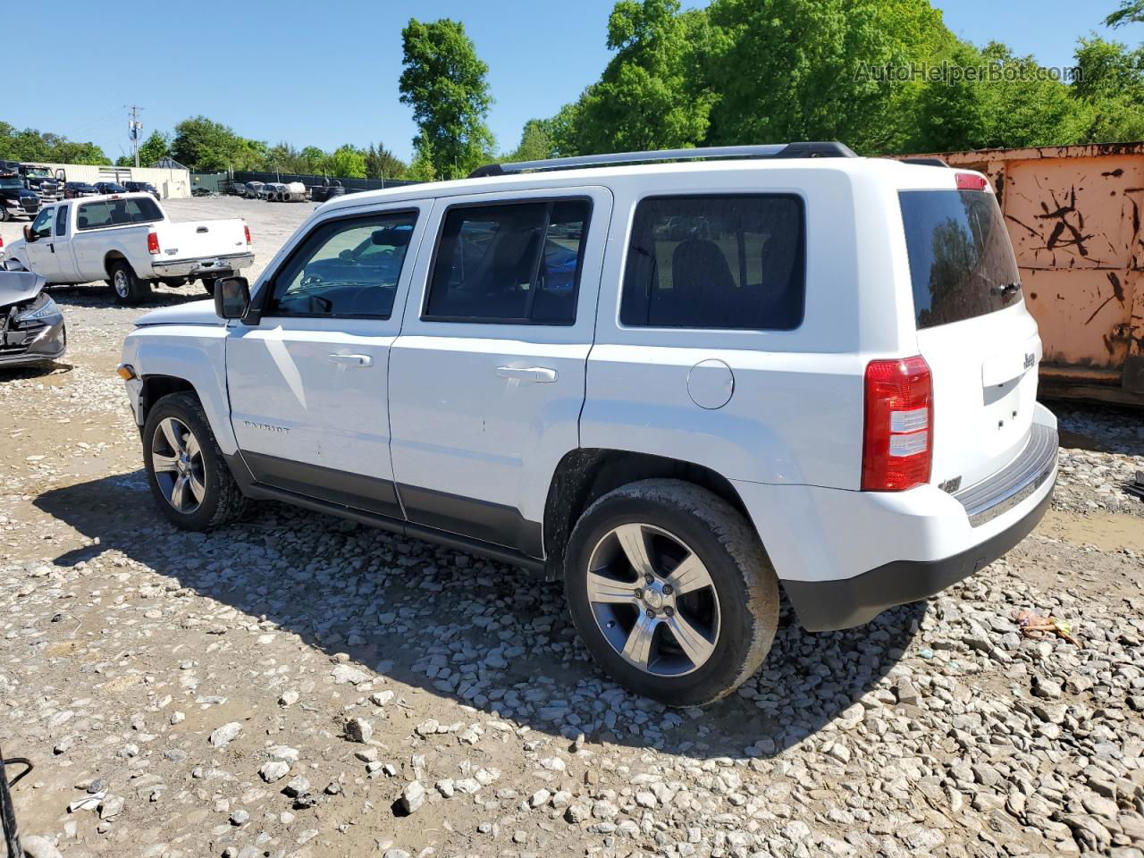 2016 Jeep Patriot Latitude White vin: 1C4NJPFA5GD776509