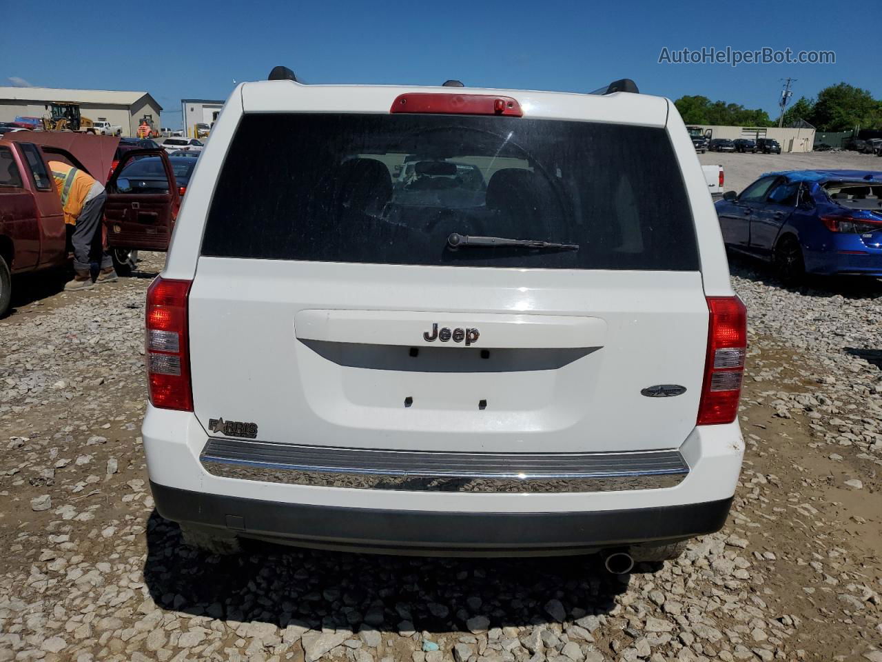 2016 Jeep Patriot Latitude White vin: 1C4NJPFA5GD776509