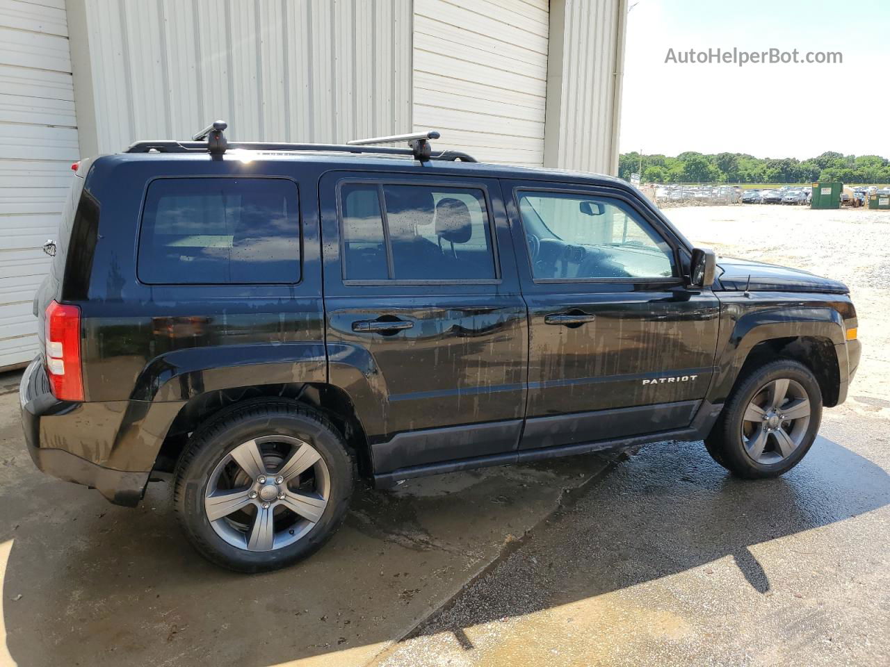 2014 Jeep Patriot Latitude Черный vin: 1C4NJPFA6ED893786