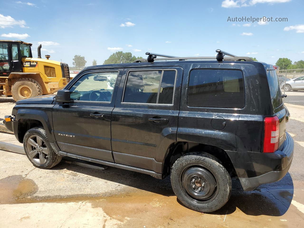 2014 Jeep Patriot Latitude Черный vin: 1C4NJPFA6ED893786