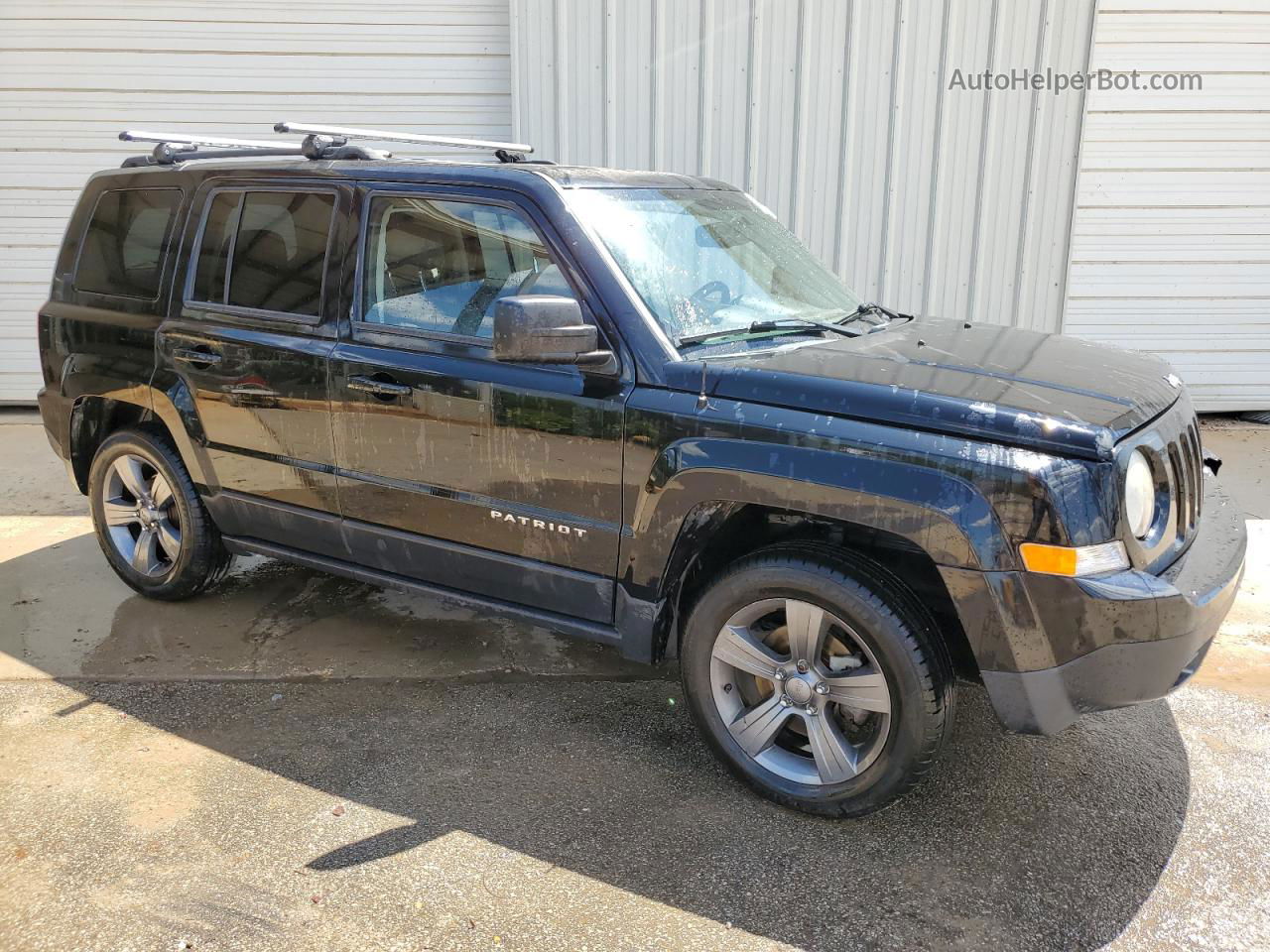 2014 Jeep Patriot Latitude Черный vin: 1C4NJPFA6ED893786