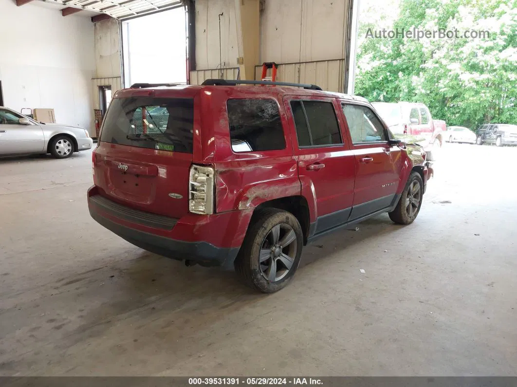 2014 Jeep Patriot High Altitude Burgundy vin: 1C4NJPFA6ED927645