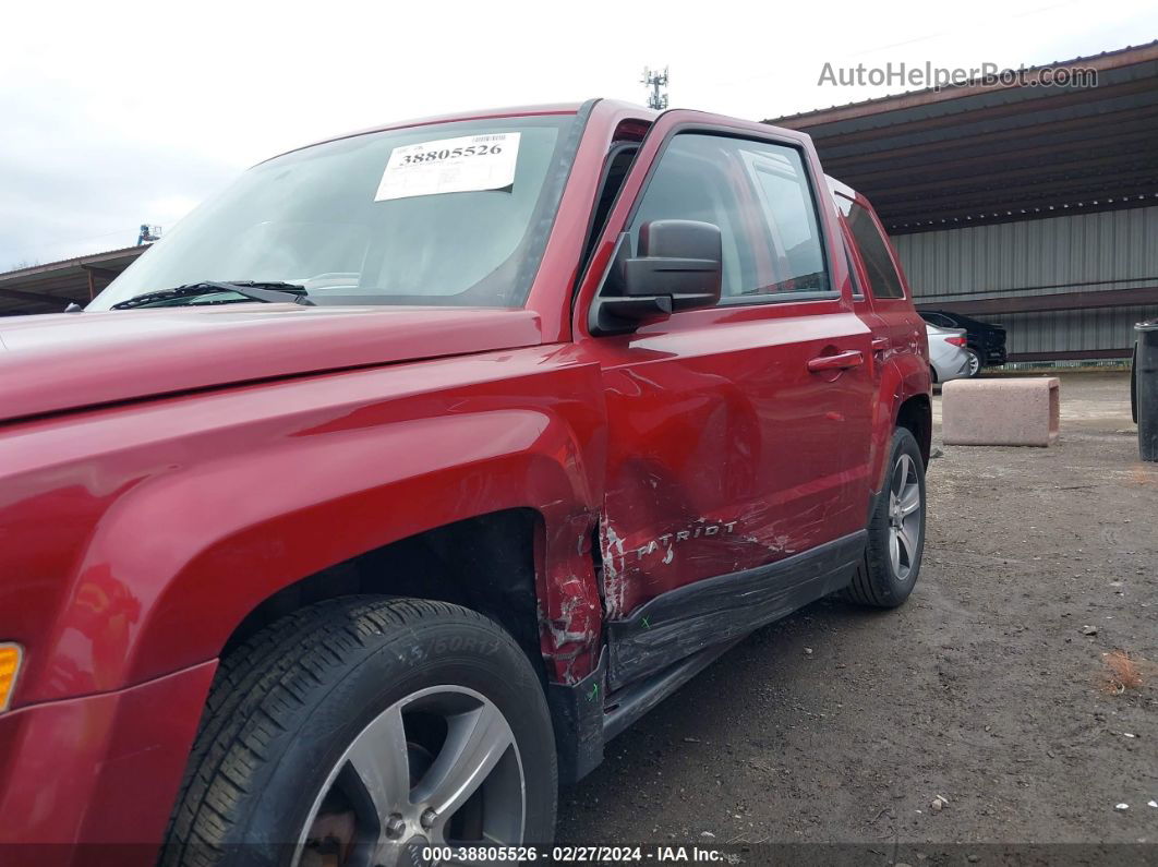 2016 Jeep Patriot High Altitude Edition Maroon vin: 1C4NJPFA6GD527605