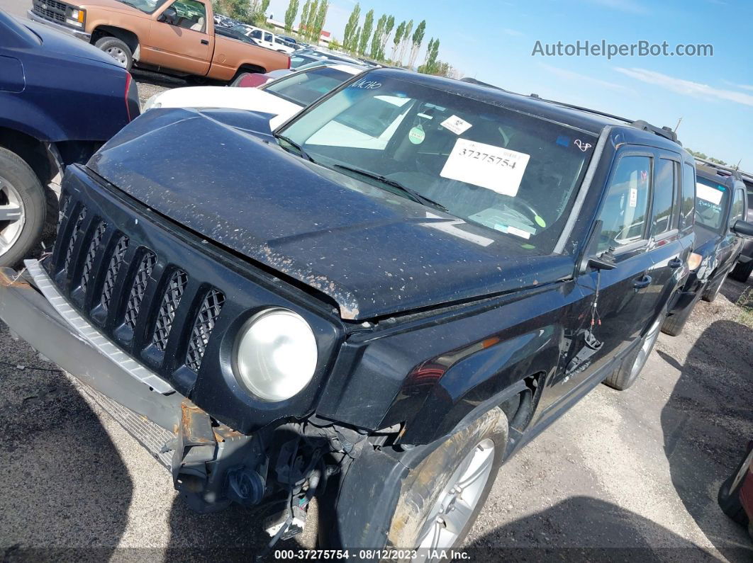 2014 Jeep Patriot Latitude Черный vin: 1C4NJPFA7ED547939