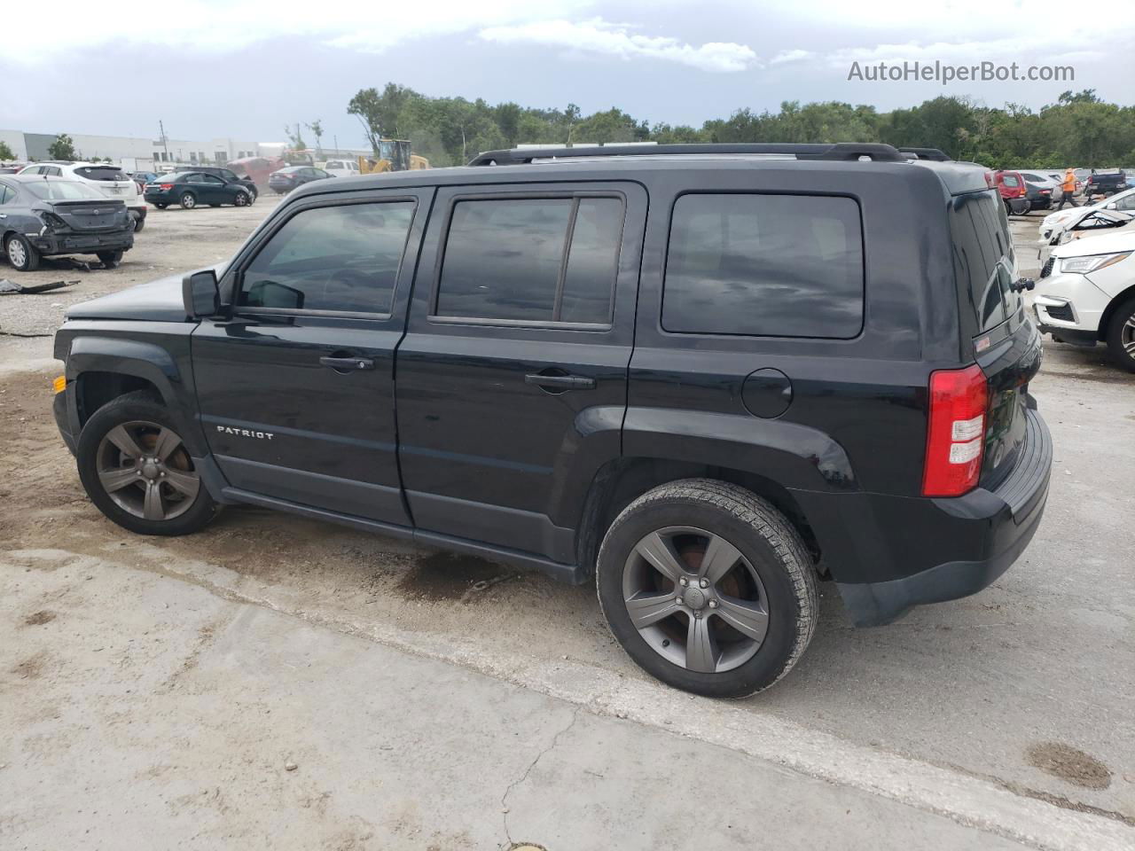 2014 Jeep Patriot Latitude Угольный vin: 1C4NJPFA7ED741466