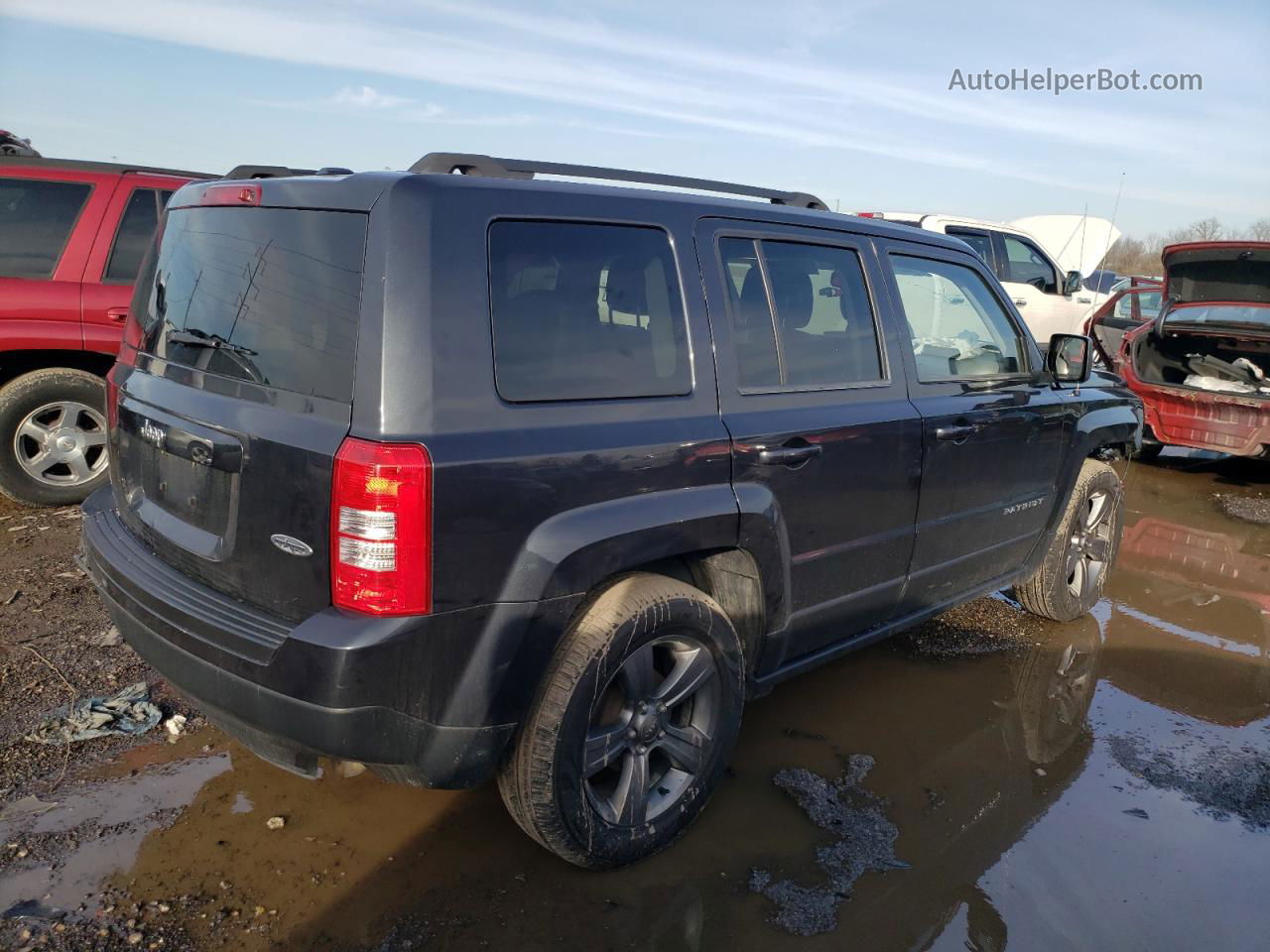 2014 Jeep Patriot Latitude Charcoal vin: 1C4NJPFA7ED856424