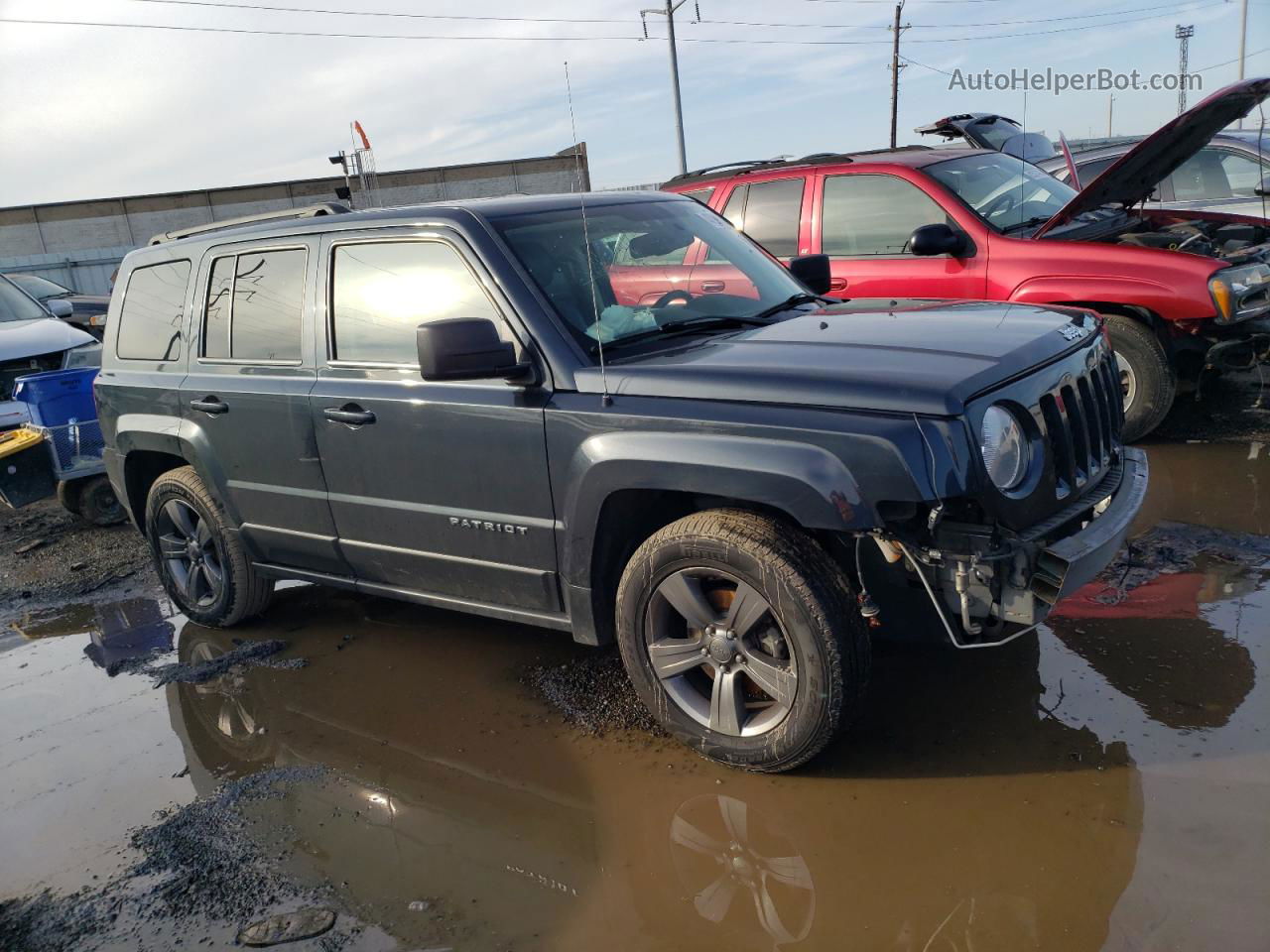 2014 Jeep Patriot Latitude Charcoal vin: 1C4NJPFA7ED856424