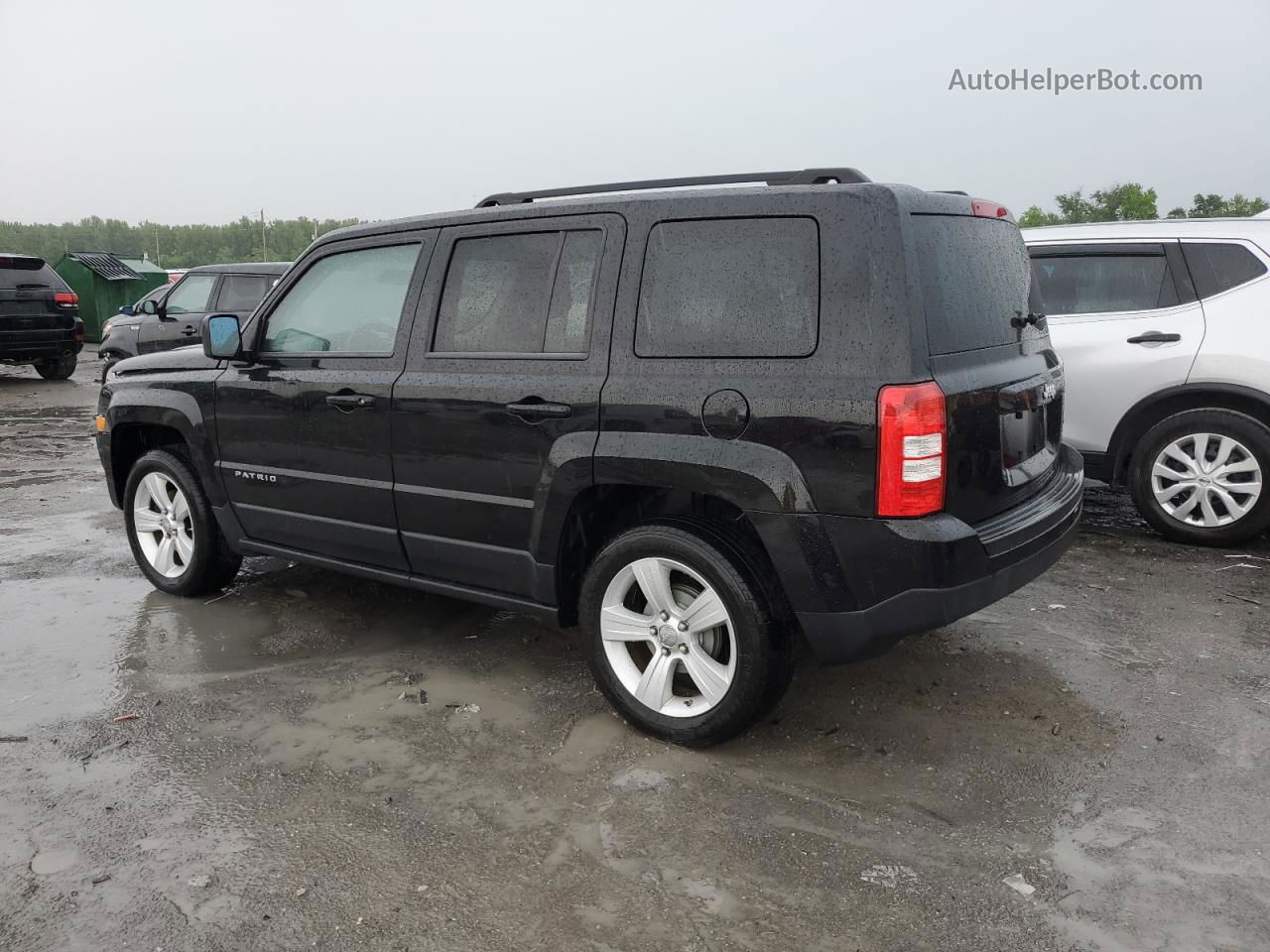 2012 Jeep Patriot Latitude Black vin: 1C4NJPFA8CD575438