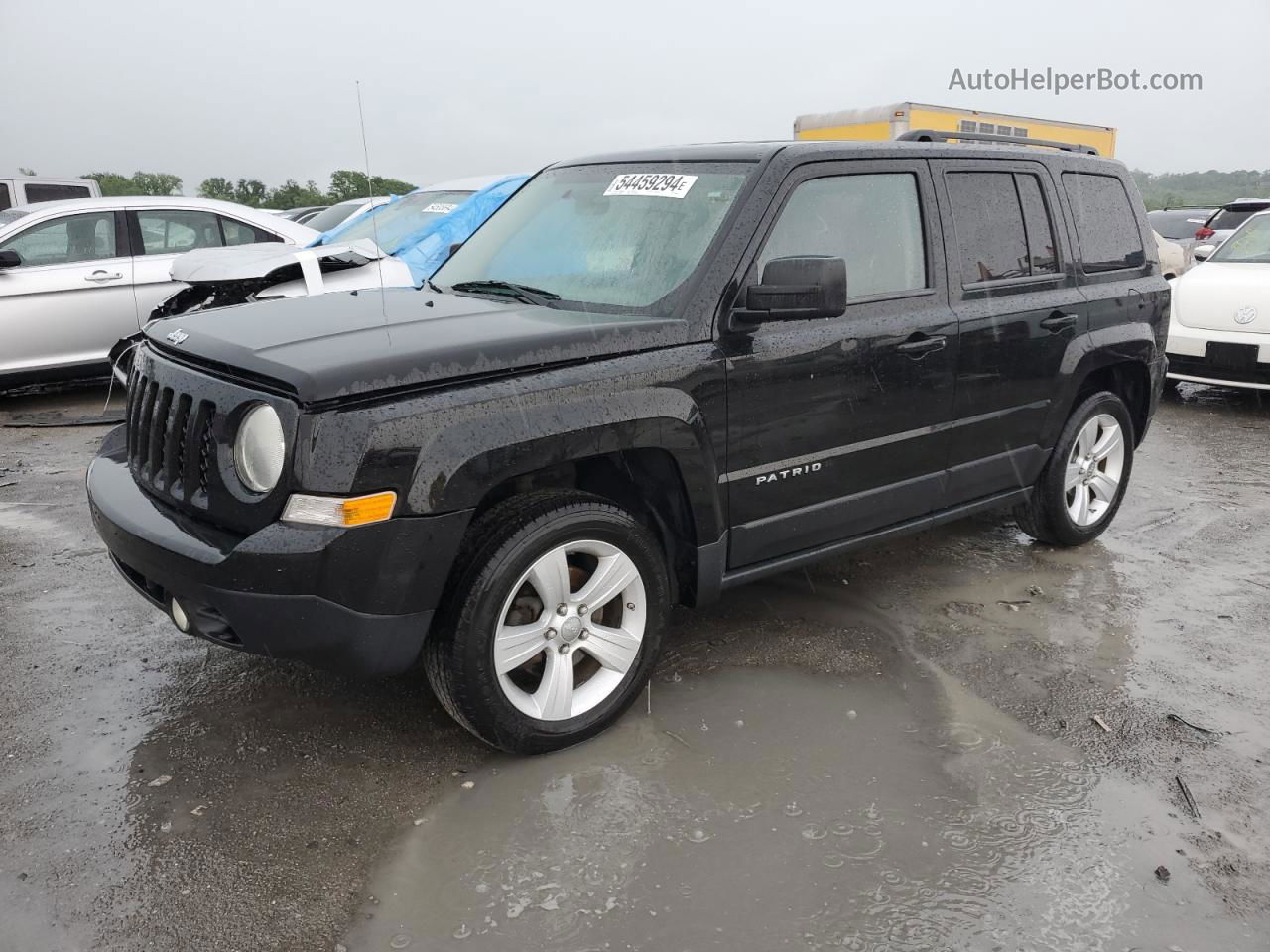 2012 Jeep Patriot Latitude Black vin: 1C4NJPFA8CD575438