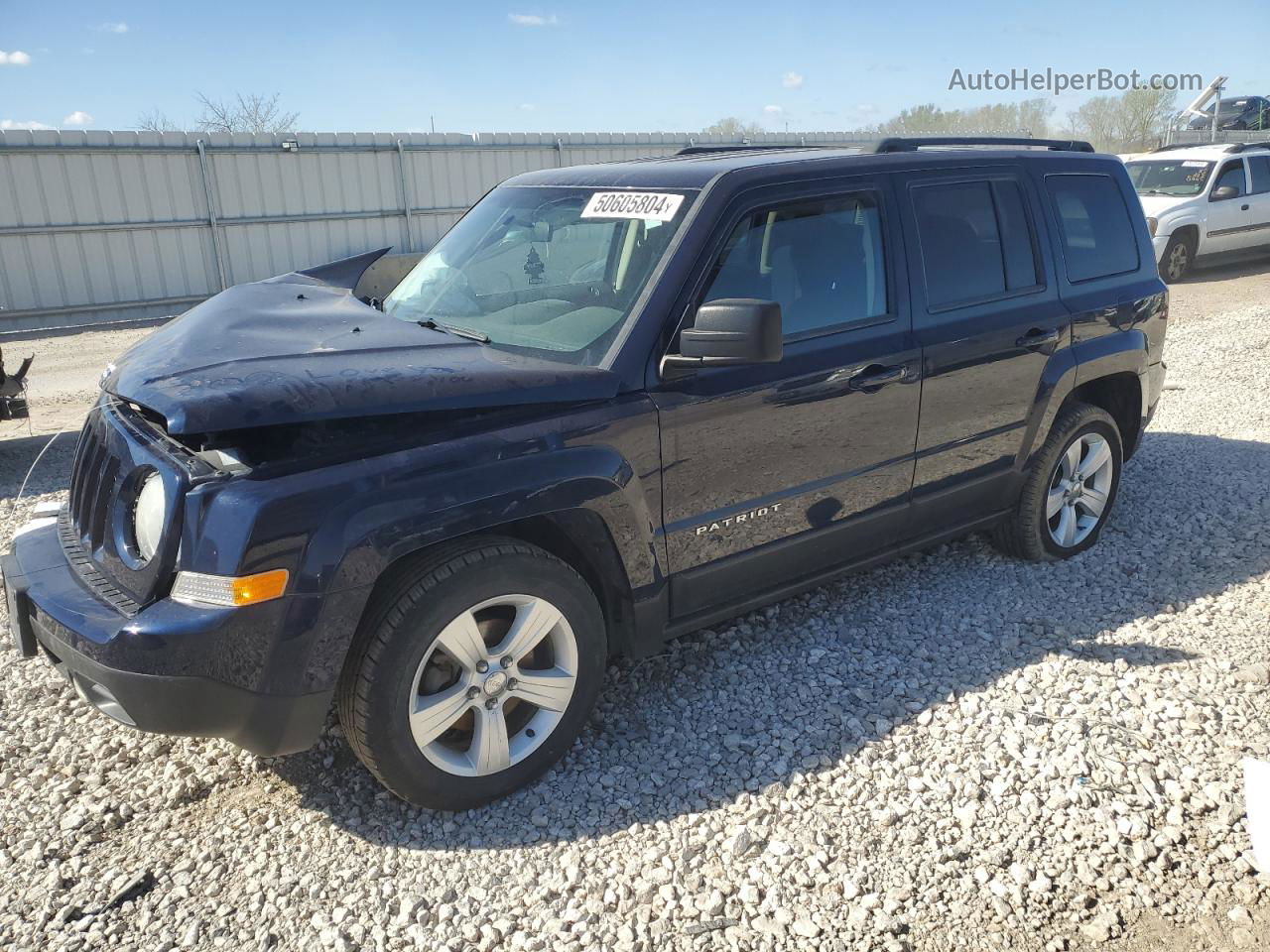 2014 Jeep Patriot Latitude Blue vin: 1C4NJPFA8ED513458