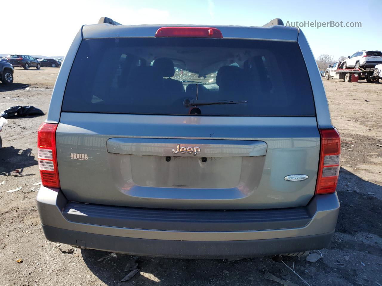 2014 Jeep Patriot Latitude Серый vin: 1C4NJPFA8ED624771