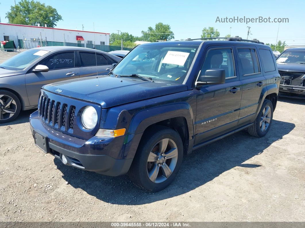 2014 Jeep Patriot High Altitude Blue vin: 1C4NJPFA8ED856416