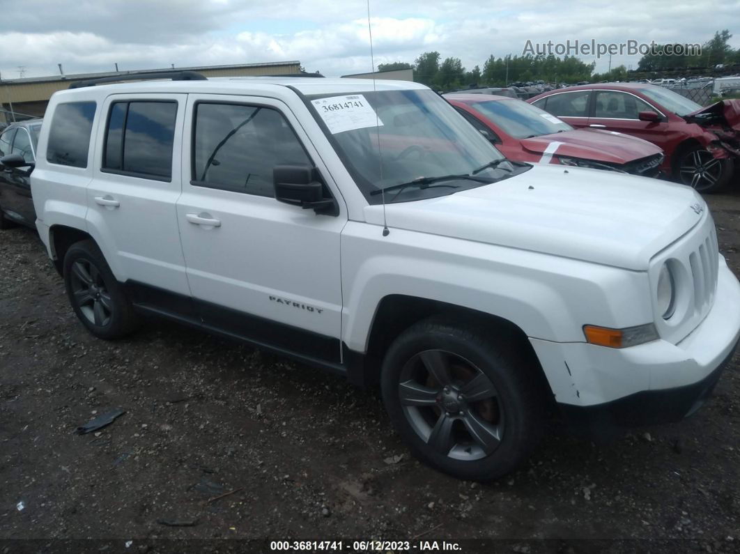 2014 Jeep Patriot High Altitude White vin: 1C4NJPFA8ED889478