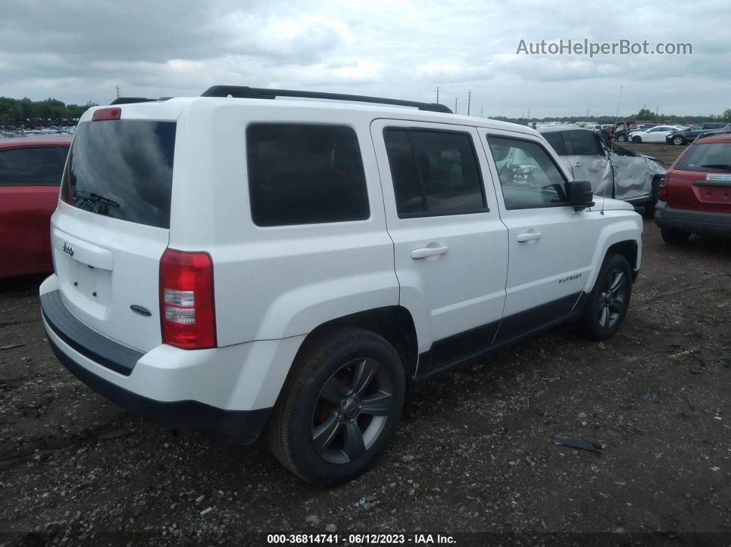 2014 Jeep Patriot High Altitude White vin: 1C4NJPFA8ED889478