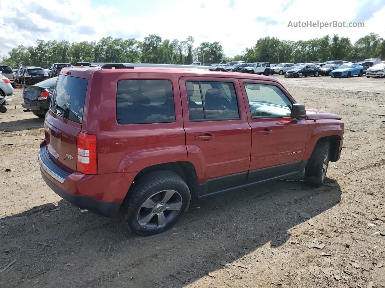 2016 Jeep Patriot Latitude Красный vin: 1C4NJPFA8GD642819