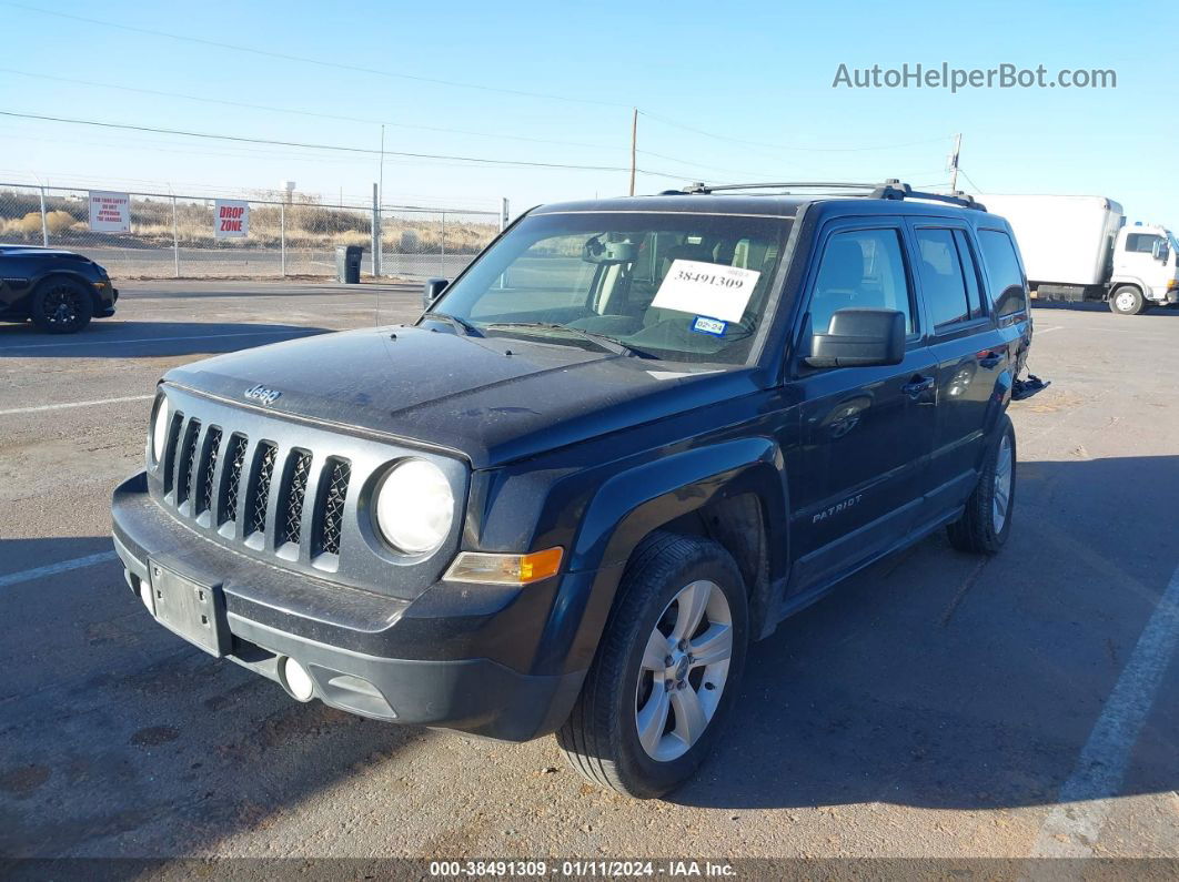 2014 Jeep Patriot Latitude Синий vin: 1C4NJPFA9ED618347