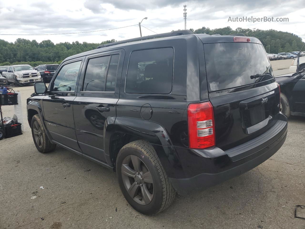 2014 Jeep Patriot Latitude Black vin: 1C4NJPFA9ED662560