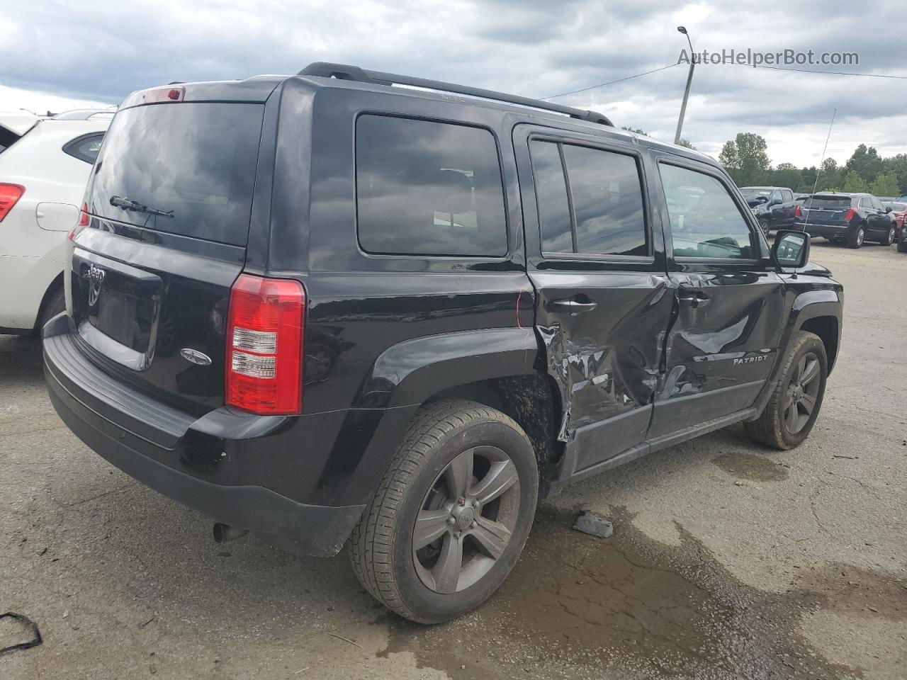 2014 Jeep Patriot Latitude Black vin: 1C4NJPFA9ED662560