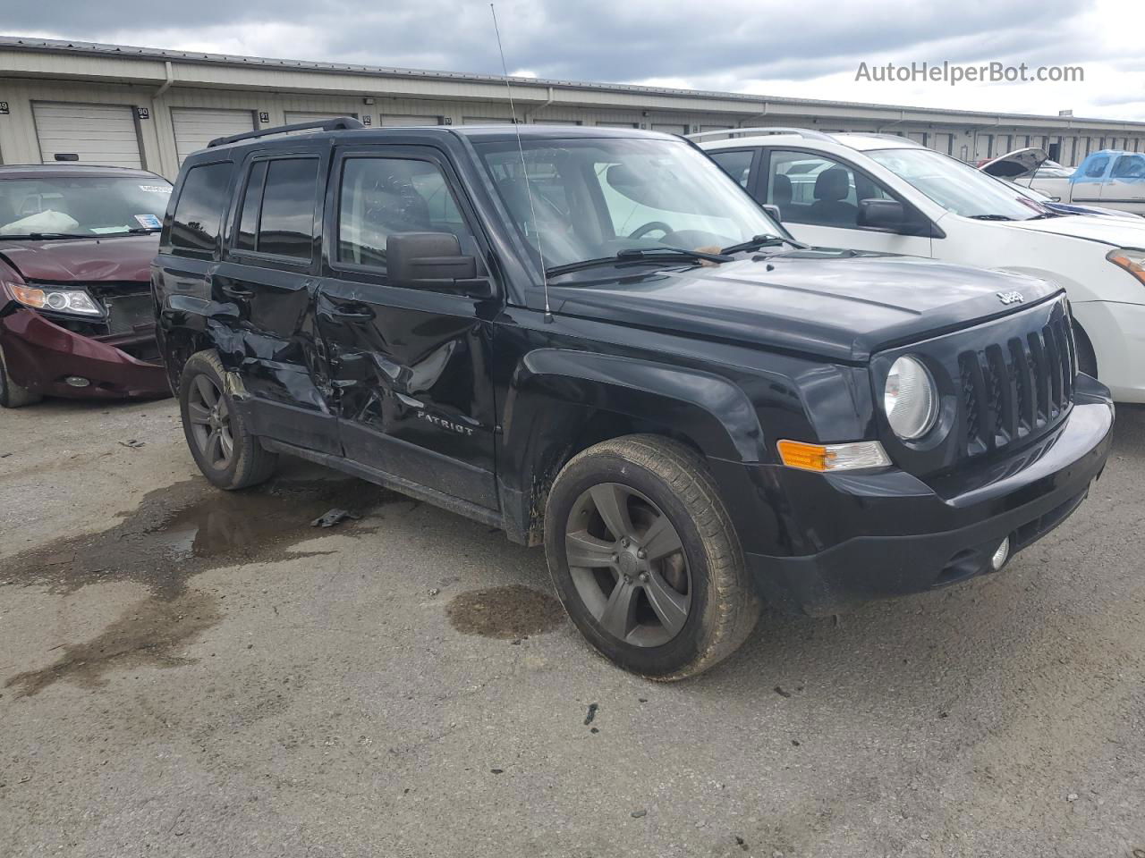 2014 Jeep Patriot Latitude Black vin: 1C4NJPFA9ED662560