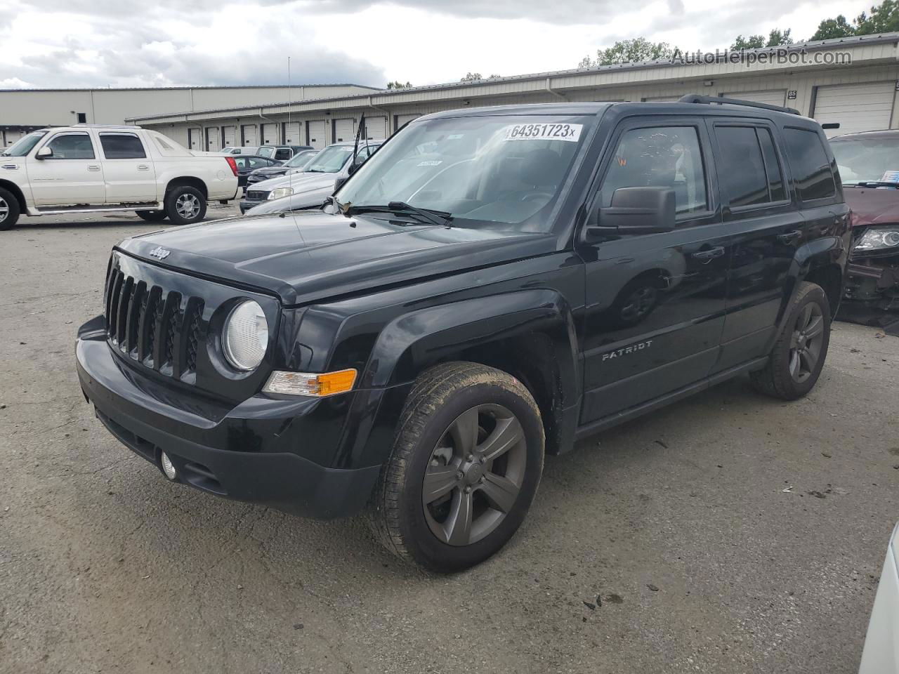 2014 Jeep Patriot Latitude Black vin: 1C4NJPFA9ED662560