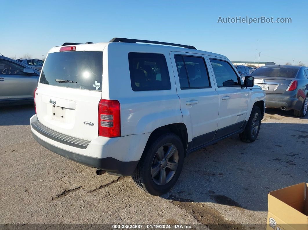 2014 Jeep Patriot Latitude White vin: 1C4NJPFA9ED764974