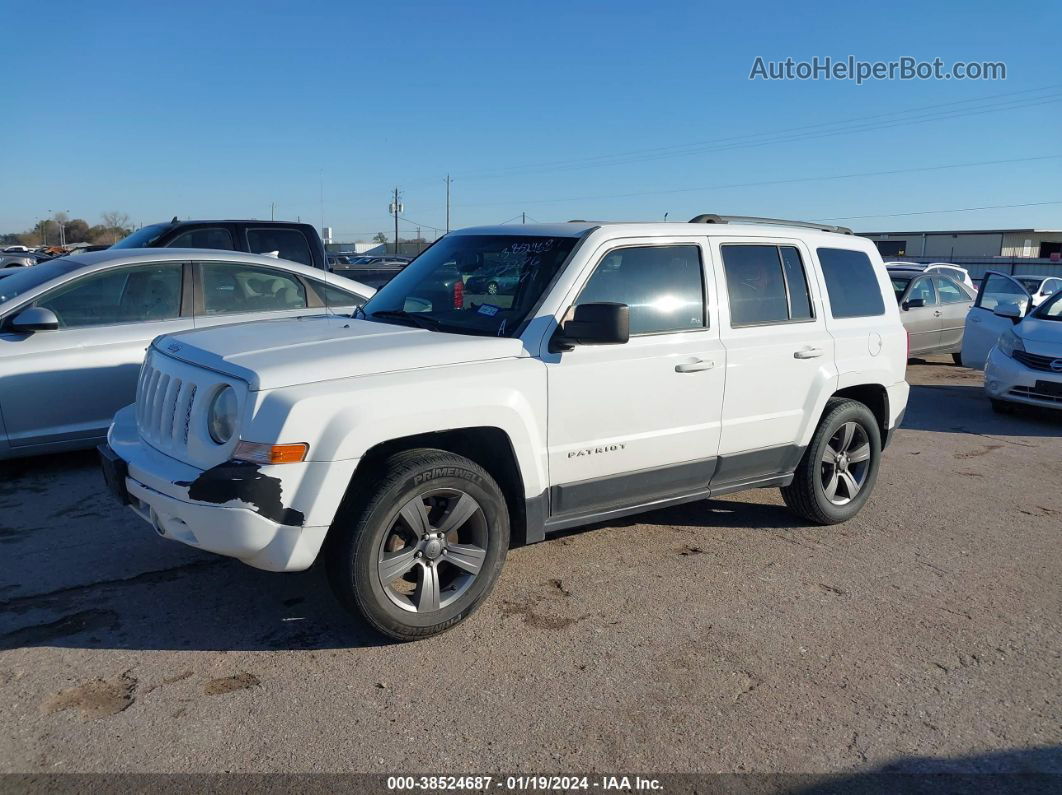 2014 Jeep Patriot Latitude White vin: 1C4NJPFA9ED764974