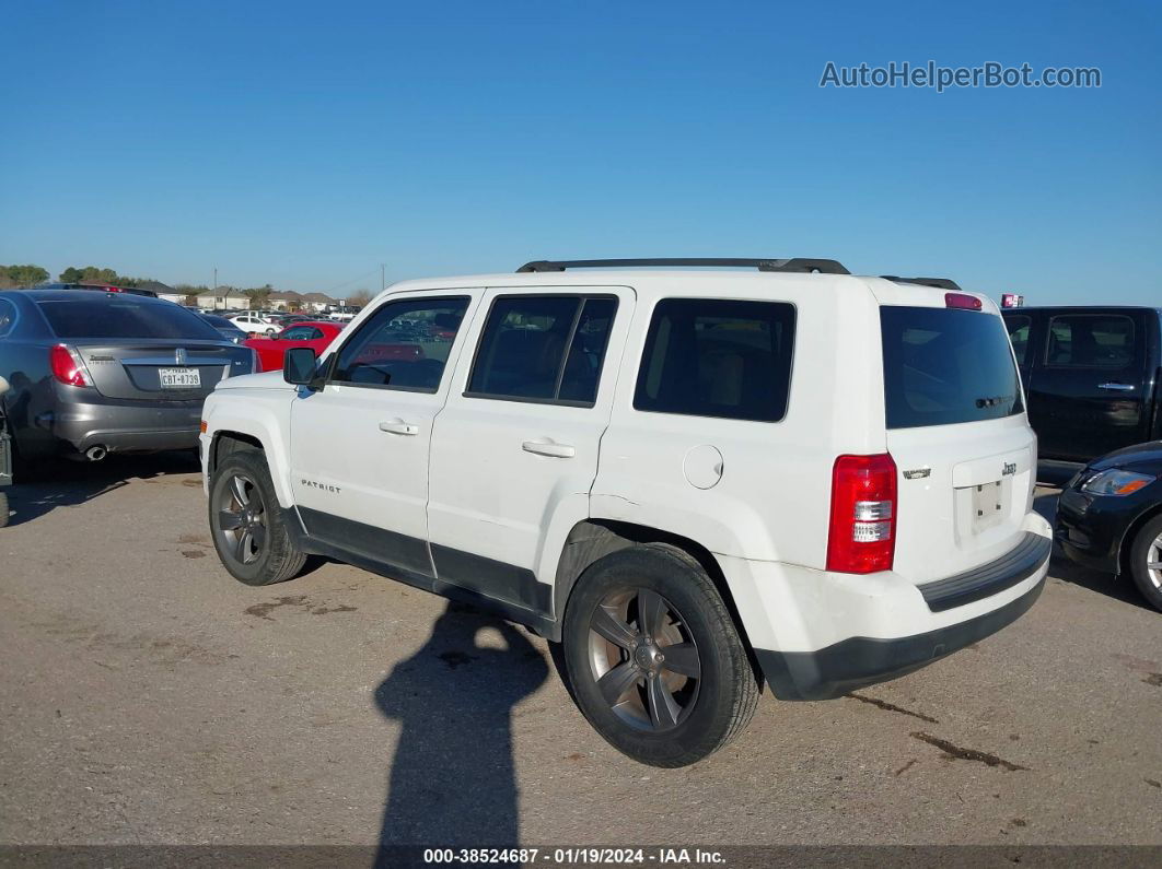 2014 Jeep Patriot Latitude White vin: 1C4NJPFA9ED764974