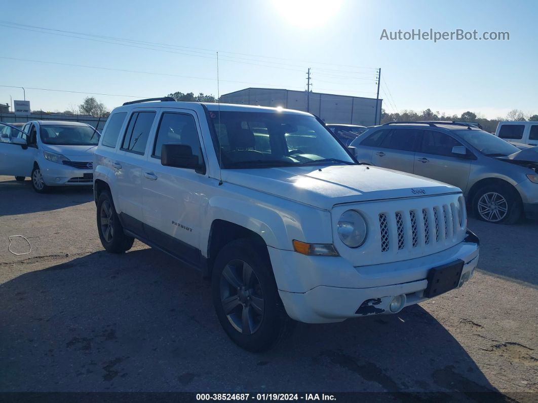 2014 Jeep Patriot Latitude White vin: 1C4NJPFA9ED764974