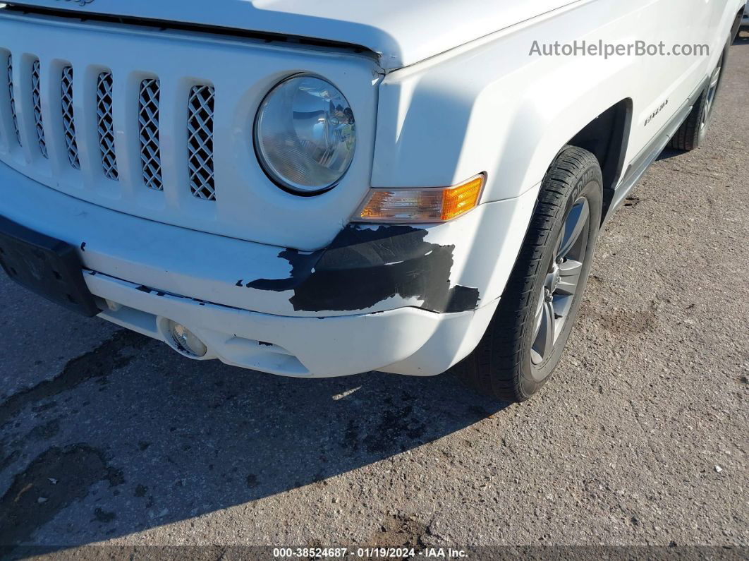 2014 Jeep Patriot Latitude White vin: 1C4NJPFA9ED764974