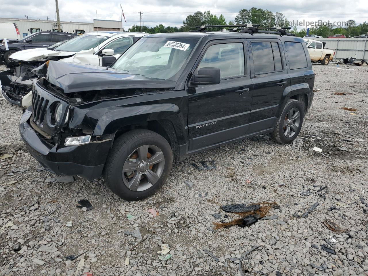 2014 Jeep Patriot Latitude Черный vin: 1C4NJPFA9ED851080