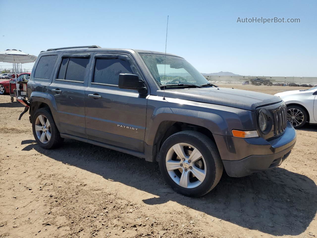 2016 Jeep Patriot Latitude Brown vin: 1C4NJPFA9GD664375