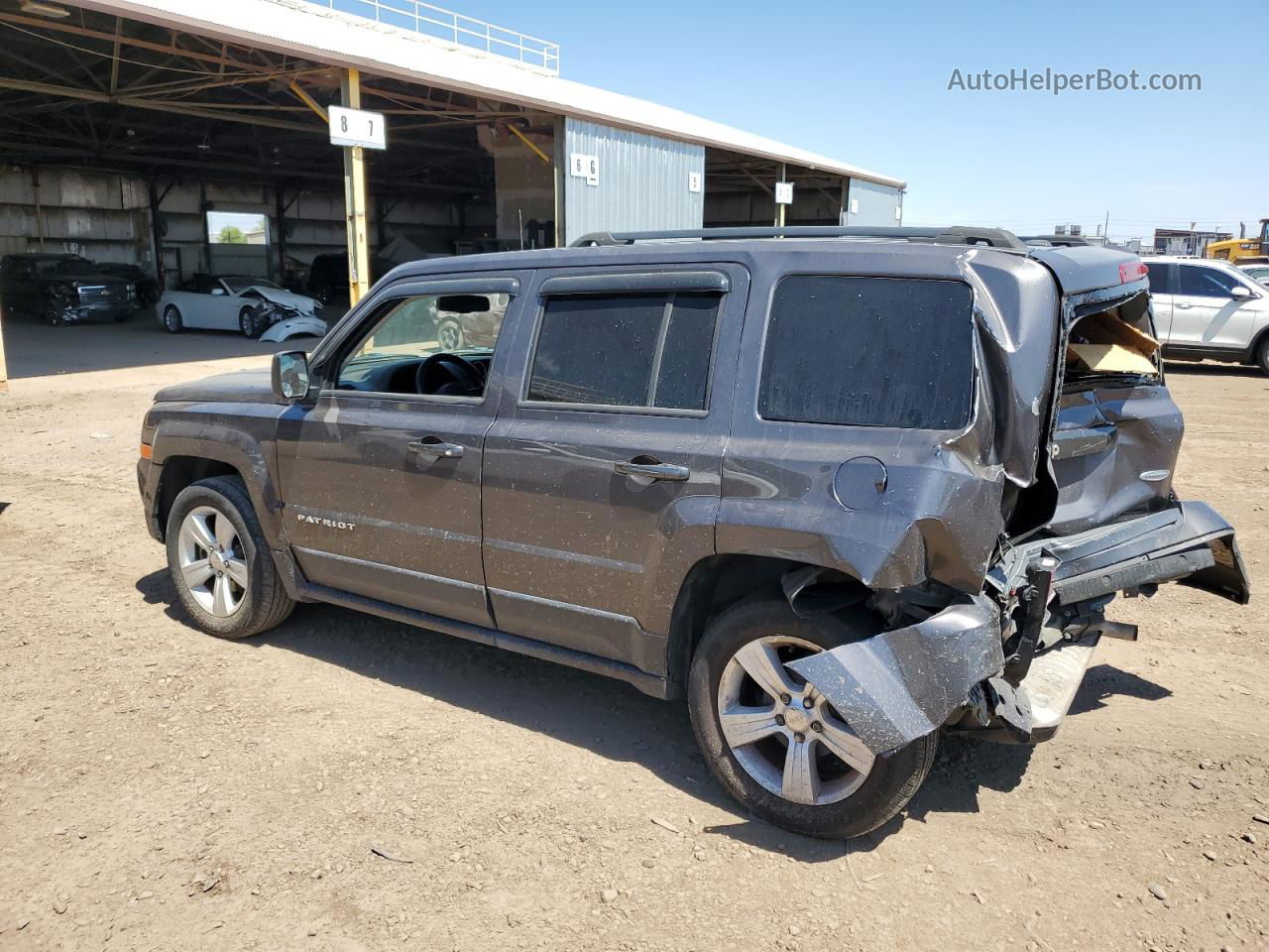 2016 Jeep Patriot Latitude Коричневый vin: 1C4NJPFA9GD664375