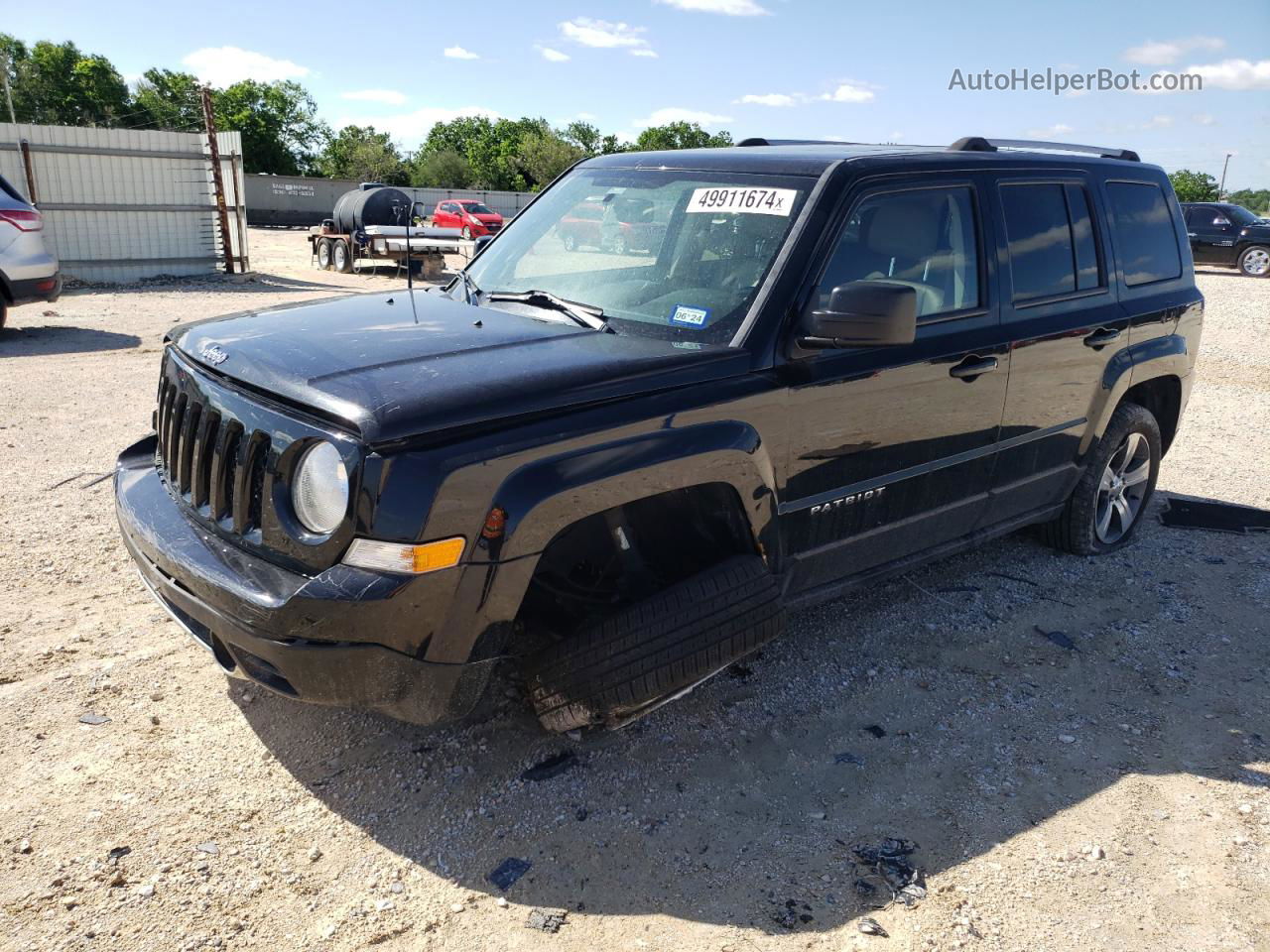 2016 Jeep Patriot Latitude Black vin: 1C4NJPFA9GD726826