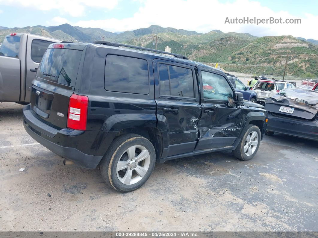 2016 Jeep Patriot Latitude Black vin: 1C4NJPFA9GD813853