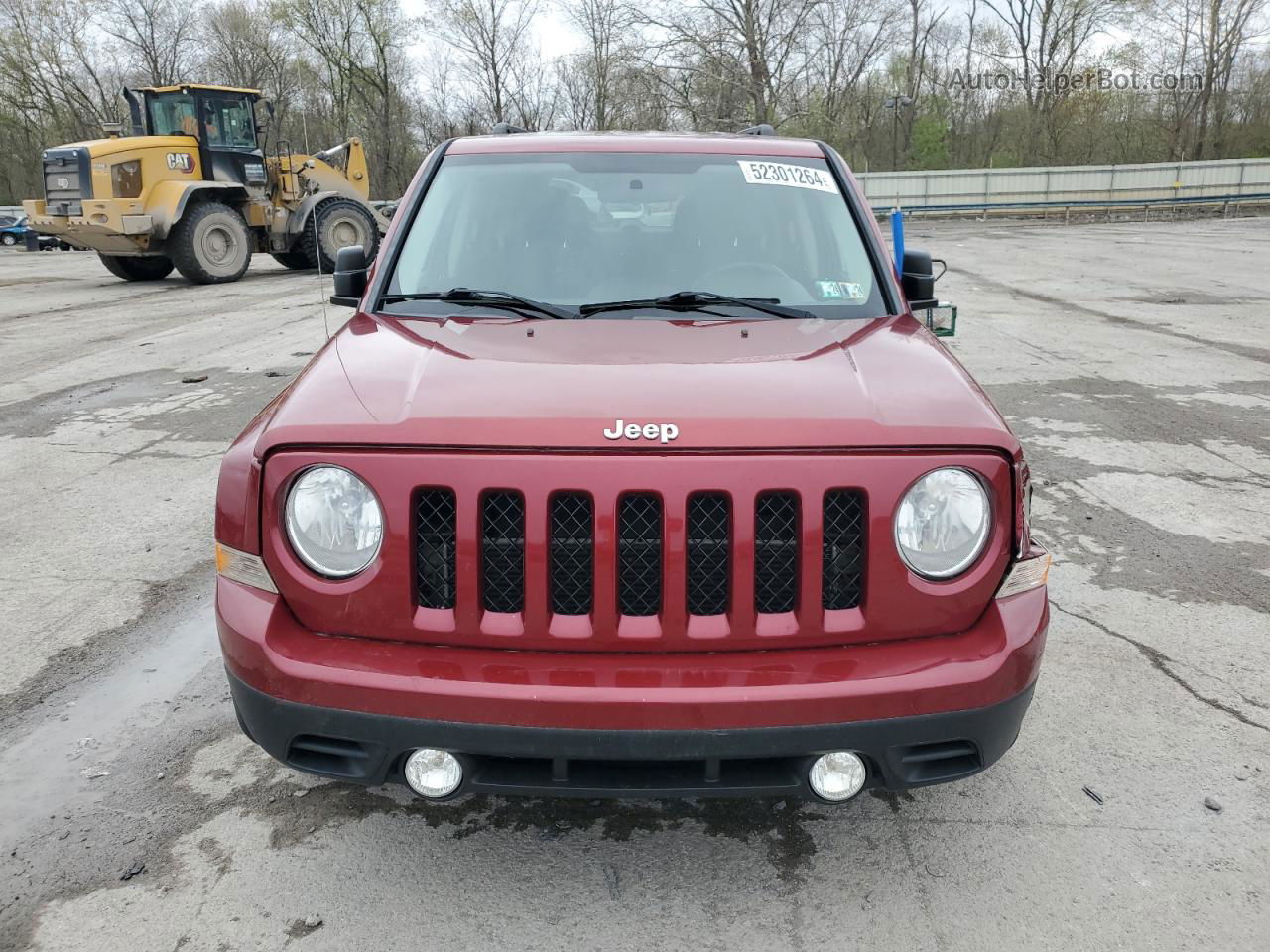 2012 Jeep Patriot Latitude Red vin: 1C4NJPFAXCD622792