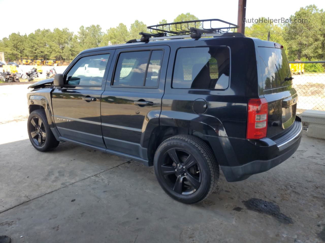 2012 Jeep Patriot Latitude Black vin: 1C4NJPFAXCD698481