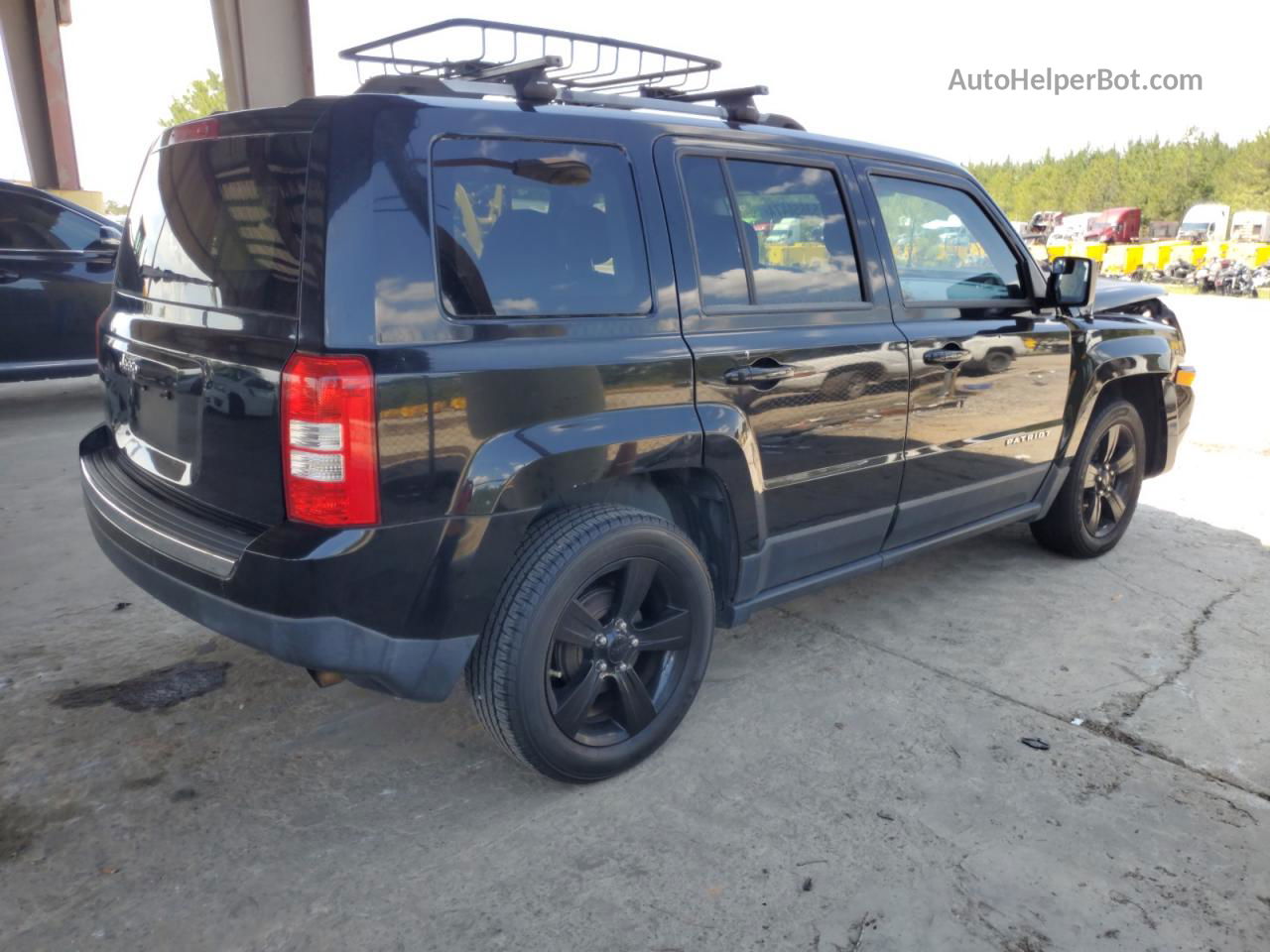 2012 Jeep Patriot Latitude Black vin: 1C4NJPFAXCD698481